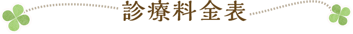 診療料金
